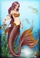 Oceania Mermaid A4 Dark Pink