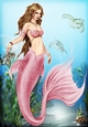 Oceania Mermaid A4 Light Pink