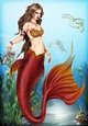 Oceania Mermaid A4 Red