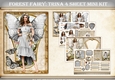 Forest Fairy Trina 4 Sheet Mini Kit Silver