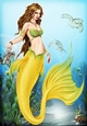 Oceania Mermaid A4 Yellow