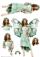 Forest Fairy Trina Aqua Decoupage Sheet