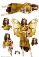 Forest Fairy Trina Gold Decoupage Sheet