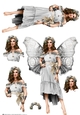 Forest Fairy Trina Silver Decoupage Sheet
