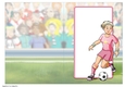 Womens Football Dudess Pink Strip Insert