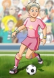 Womens Football Dudess Pink Strip A4