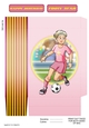 Womens Football Dudess Pink Strip Mini Gift Bag