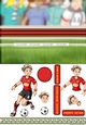 Womens Football Dudess Red, Black, Yellow Strip Slider Card