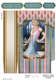 Art Deco Lady Arabella (Blue) Mini Gift Bag