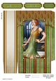 Art Deco Lady Arabella (Green) Mini Gift Bag