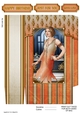Art Deco Lady Arabella (Peach) Mini Gift Bag