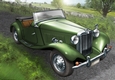 Vintage Sports Car A4 (Green)