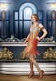 Art Deco Lady Arabella A4 (Peach)