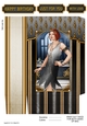 Art Deco Lady Arabella (Black) Mini Gift Bag