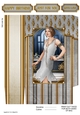 Art Deco Lady Arabella (Silver) Mini Gift Bag