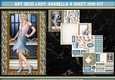 Art Deco Lady Arabella 4 Sheet Mini Kit (Blue)