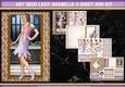 Art Deco Lady Arabella 4 Sheet Mini Kit (Lilac)