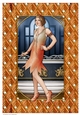 Art Deco Lady Arabella A4 Gift Box (Peach)