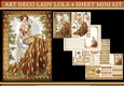 Art Deco Lady Lola 4 Sheet Mini Kit (Gold)