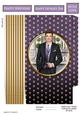 Art Deco Rodrigo Mini Gift Bag (Lilac)