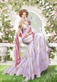 Art Deco Lady Lola 4 A4 (Lilac)