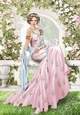 Art Deco Lady Lola 4 A4 (Pink)