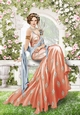 Art Deco Lady Lola 4 A4 (Peach)