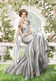 Art Deco Lady Lola 4 A4 (Silver)
