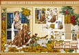 Art Deco Lady Christmas Lola 4 Sheet Mini Kit Gold