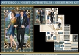 Art Deco A Night on the Tiles 4 Sheet Mini Kit Dark Blue