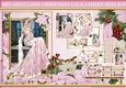 Art Deco Lady Christmas Lola 4 Sheet Mini Kit Pink
