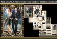 Art Deco A Night on the Tiles 4 Sheet Mini Kit Black