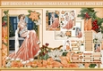 Art Deco Lady Christmas Lola 4 Sheet Mini Kit Peach