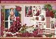 Art Deco Lady Christmas Lola 4 Sheet Mini Kit Dark Pink
