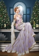 Art Deco Lady Christmas Lola A4 Lilac