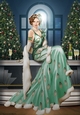 Art Deco Lady Christmas Lola A4 Aqua