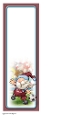 Football Gnome Dark Red and Blue Vertical DL Insert