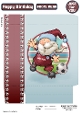 Football Gnome Dark Red and Blue Mini Gift Bag