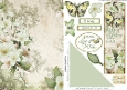 Butterfly Bouquet Bookmark Card Green