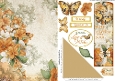 Butterfly Bouquet Bookmark Card Gold
