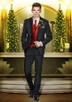 Art Deco Christmas Rodrigo A4 Red