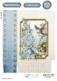 Long Tailed Blue with Blossom Blue Mini Gift Bag