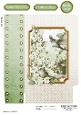Long Tailed Blue with Blossom Green Mini Gift Bag