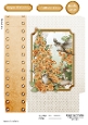 Long Tailed Blue with Blossom Gold Mini Gift Bag