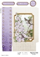 Long Tailed Blue with Blossom Lilac Mini Gift Bag