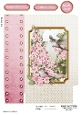 Long Tailed Blue with Blossom Pink Mini Gift Bag