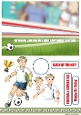 Young Footballer Dude White, Red and Blue Slider