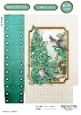 Long Tailed Blue with Blossom Aqua Mini Gift Bag