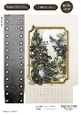 Long Tailed Blue with Blossom Black Mini Gift Bag