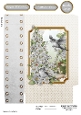 Long Tailed Blue with Blossom Silver Mini Gift Bag